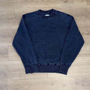 Aime Leon Dore Dark Navy Garment Dyed Crewneck Sweater